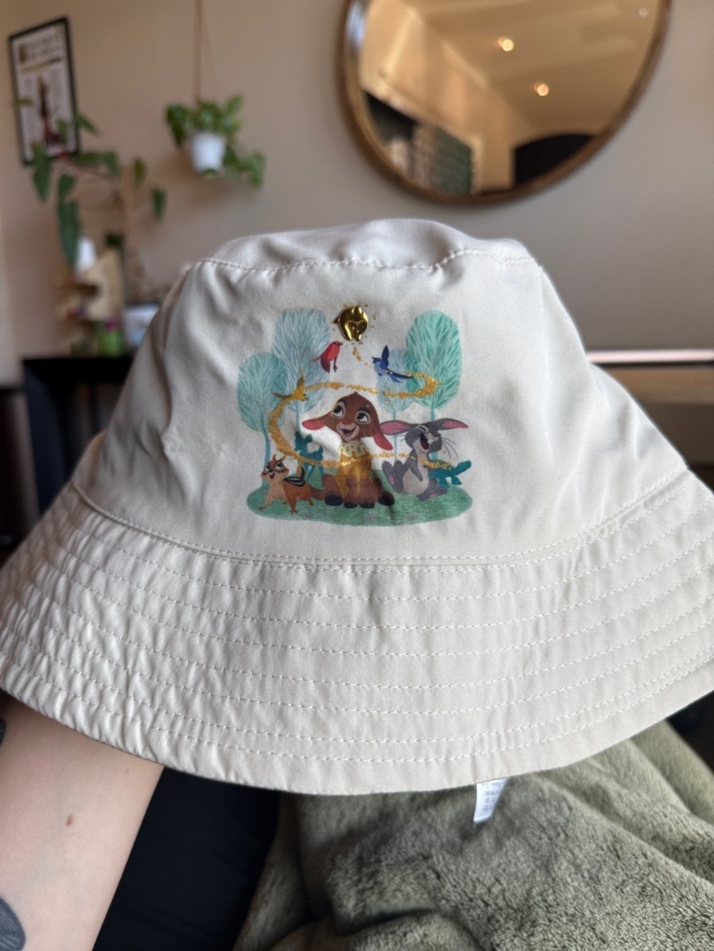 DISNEY ✨ WISH ✨Cream Bucket Hat NWT